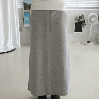 Port Color Block Long Training Skirt
