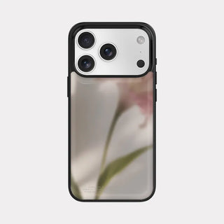 haze flower iPhone 18 Pro Galaxy MagSafe Black Bumper Case