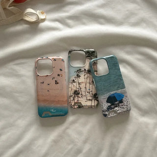 Summer Breeze MagSafe Card Phone Case iPhone 16 Pro Hard