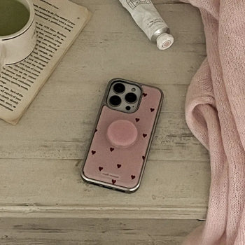 Sweet Knit Love iPhone 18 Pro MagSafe Silver Bumper Case