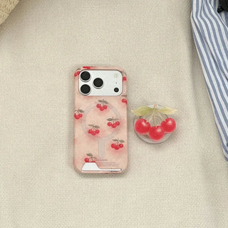 Blur Cherry iPhone MagSafe Grip Talk Holder Acrylic