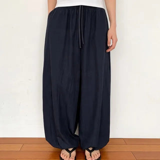Mariv Summer Soft Stretch Elastic Waist Harem Pants
