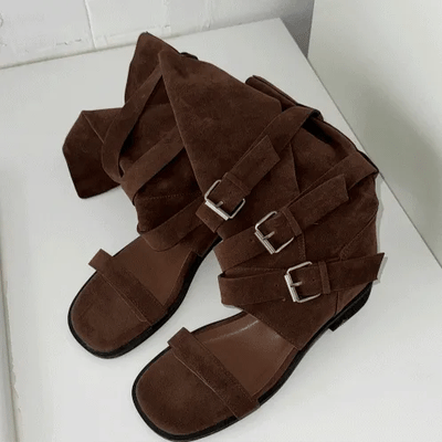 Topa Suede Sandal Boots