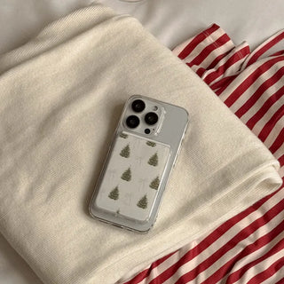 Winter Mood MagSafe Card Transparent Wallet Pocket Case