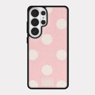 Fabric Big Dot iPhone 18 Pro Galaxy Epoxy Black Bumper Case