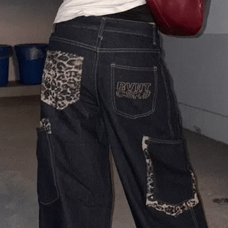 fur side cross pants