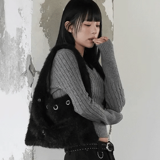 Two Way Circle Stud Big Bag