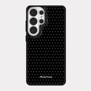 Basic Polka iPhone 18 Pro Galaxy MagSafe Black Bumper Case