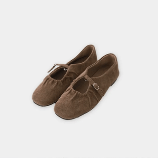 Ziv suede Mary Jane flat shoes