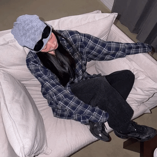 knit shirring beanie