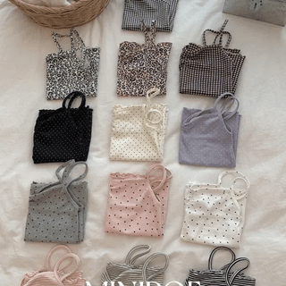 Pinter Mood Shirred Sleeveless  ver. Dot-Star-Stripe-Check