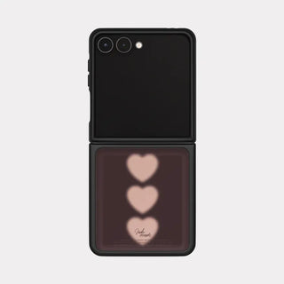 Hazy Hearts Galaxy Z-Flip Fold 8 MagSafe Black Bumper Case