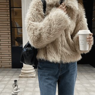 Nishu Hairy Fur ZipUp Jacket