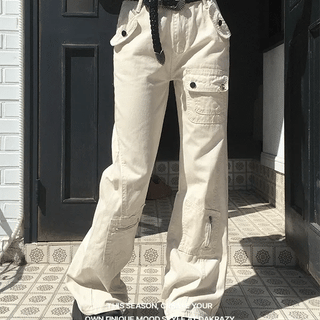 Loop Multi Cargo Cotton Bootcut Pants