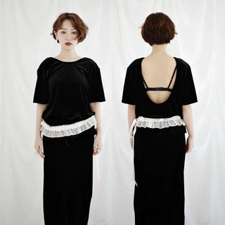 Ura U-line Velvet Top