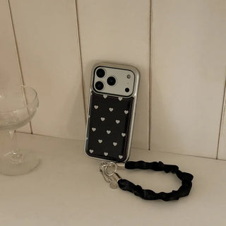 black silk strap