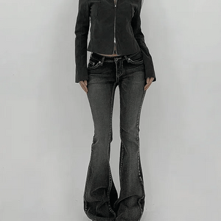 KAY LOW BOOTCUT PANT | Low-rise bootcut pants
