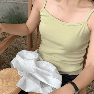 Clue Coverup Basic Ribbed Sleeveless