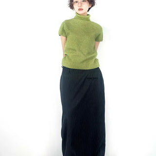 Tailored maxi skirt