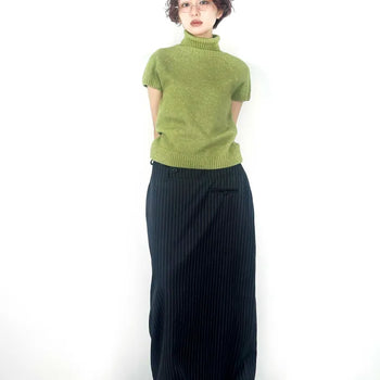 Tailored maxi skirt
