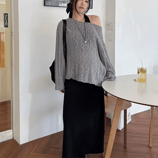 Road strap long skirt