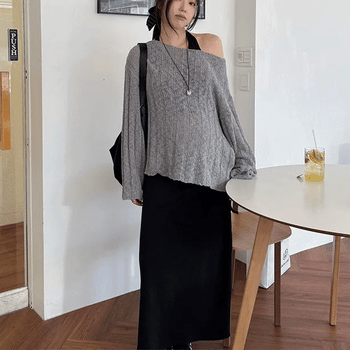 Road strap long skirt