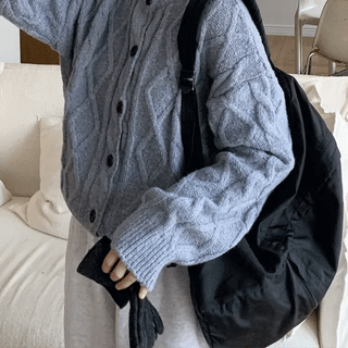 All-New Cable Knit Cardigan
