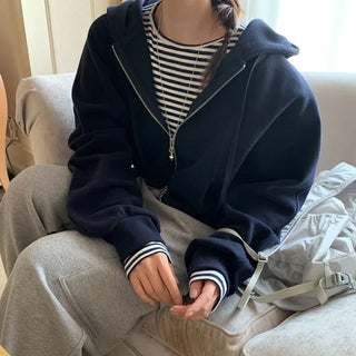 Bumble Two-Way Zip-Up Hoodie