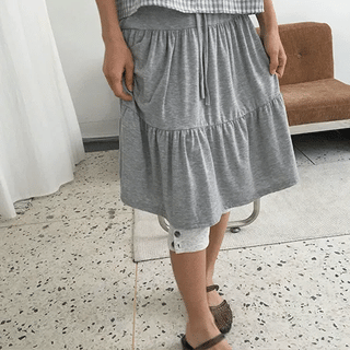 Tane Cancan Layered Midi Skirt