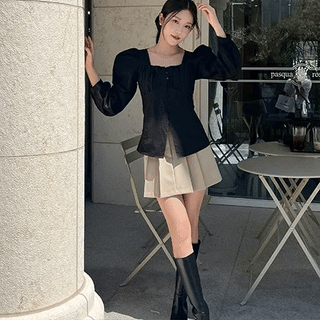 Creet Mini Pleated Skirt