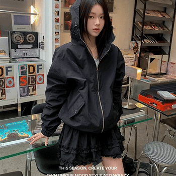 Marker Windbreaker Jacket