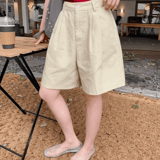 Rearson Summer Pintuck Half Elastic Pants