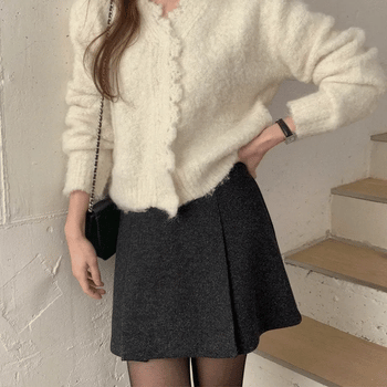 Romi Wool Lace Cardigan