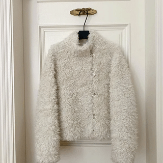 *Large Size* Round Wool Jacket