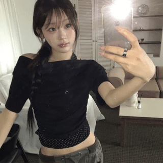 Bubble Layered Short Sleeve T-shirt