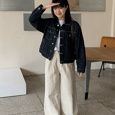 Minori Stitch Denim Jacket