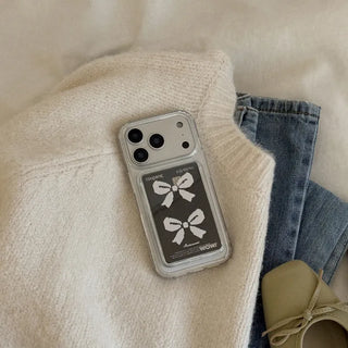 tied dreams MagSafe card clear wallet pocket case