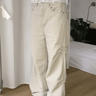 Y2K Vintage Studded Wide Pants