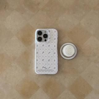 Classic Floral iPhone MagSafe Grip Talk Holder Epoxy