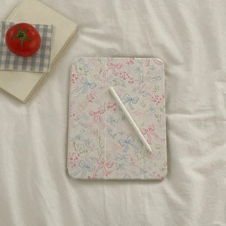 Ribbon Bouquet iPad Pro Air 13 11 Clear Detachable Cover Case