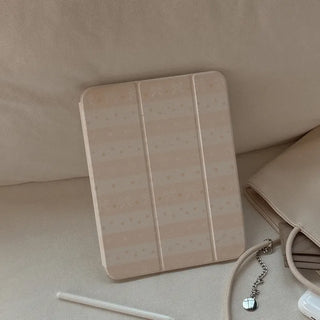 Ribbon Knit iPad Pro Air 13 11 Clear Separable Cover Case