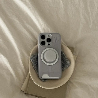 [mm] Warm Plain MagSafe Card Phone Case for iPhone 17 Pro Hard