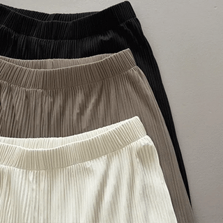 Prim Cool Pleated Wide Elastic Waist Pants