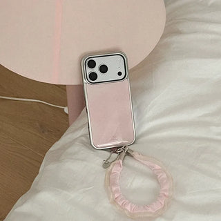 [SET] Mellow Texture Silver Bumper Case + Soft Cotton Strap (MagSafe Selectable)