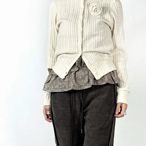 Raw Rosé Cardigan