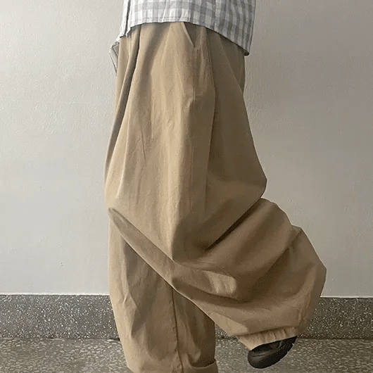 Tilpeter Pintuck Banding Balloon Wide Pants