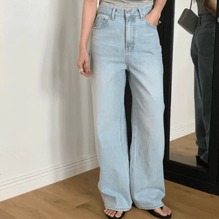 DCurve LowWaist Light Blue Wide Denim