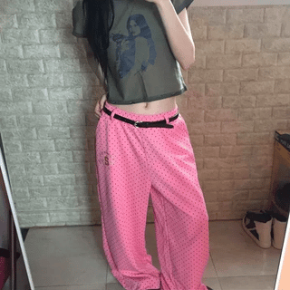 Pink Side Yellow Pants
