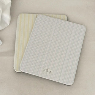 Pastel Stripe iPad Pro Air 13/11 Clear Separable Cover Case