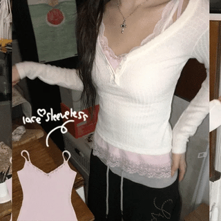 Mori Lace Frill Sleeveless